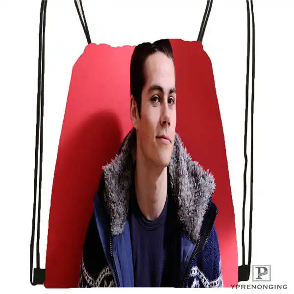 Изготовленная на заказ Дилан О 'бриен походная сумка на шнурке милый рюкзак для детей(черная спинка) 31x40 см#180531-04-71 - Цвет: Drawstring Backpack