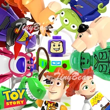Новая история игрушек 4 фигурки Вуди форки Базз Лайтер Джесси Даки Бо Пип инопланетянин мультфильм строительные блоки Друзья наборы игрушки 3