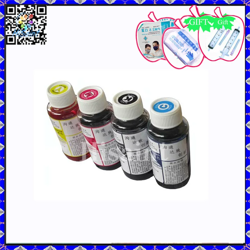 Hisaint Colors Dye Ink CIS System Refill Ink Premium Universal Ink Cartridge Refill Kit for