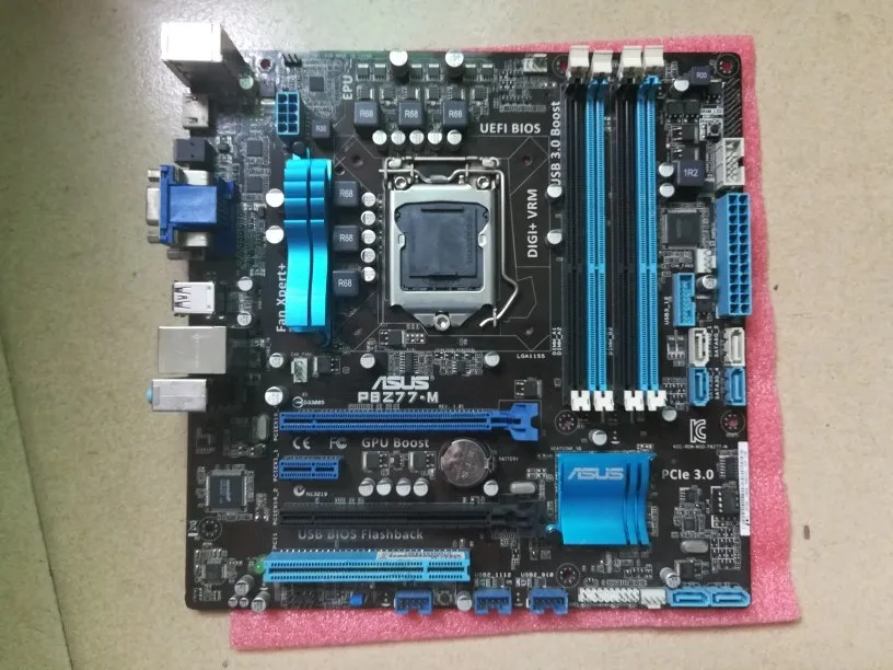 Оригинальная материнская плата для ASUS P8Z77-M LGA 1155 DDR3 USB2.0 USB3.0 SATAIII 32GB Z77 настольная материнская плата