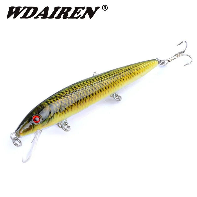 1 pièce ménés leurre de pêche 12cm 13.5g japon artificiel 3D peint appâts de pêche appâts durs Wobblers Bass Pesca matériel de pêche FA-418