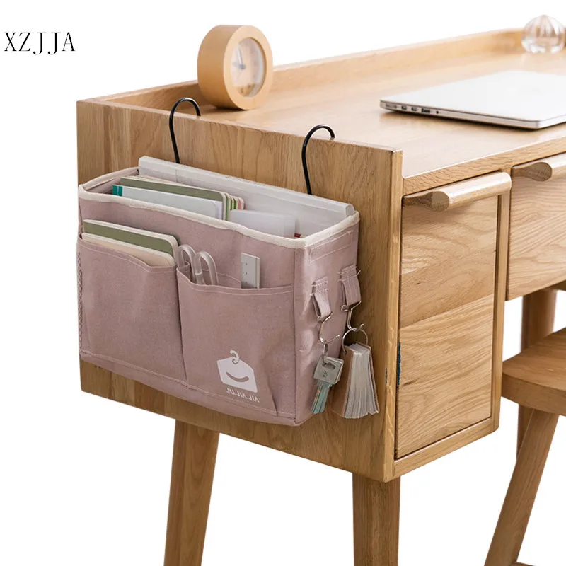 

XZJJA 1pc Hanging Type Canvas Storage Bag Home Multi-purpose Toys Clothing Cosmetics Sundries Organization Bag Closet Organizer