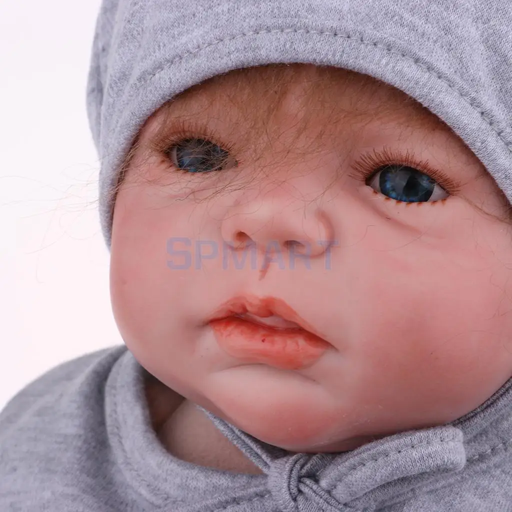 Ручной работы винил 22 дюймов Reborn кукла Наборы новорожденный Кукла Реалистичная кукла малыша Дети Спящая игрушка