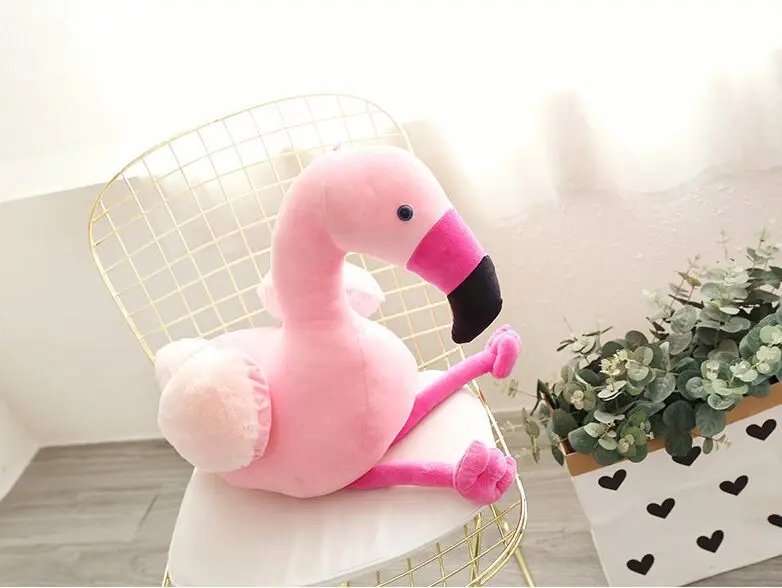 large flamingo soft toy