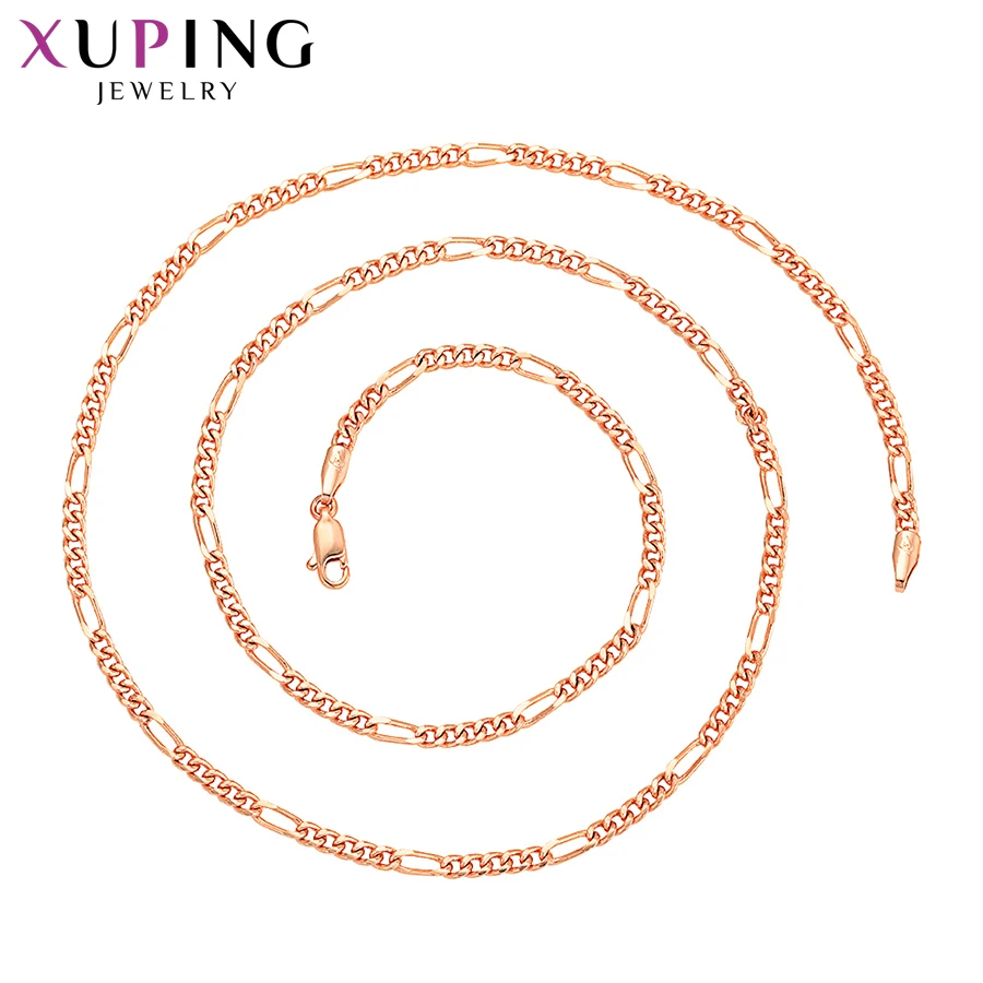 

Xuping Jewelry Temperament Rose Gold-color Plated Necklace with Environmental Copper for Women Gifts S105.9-45378