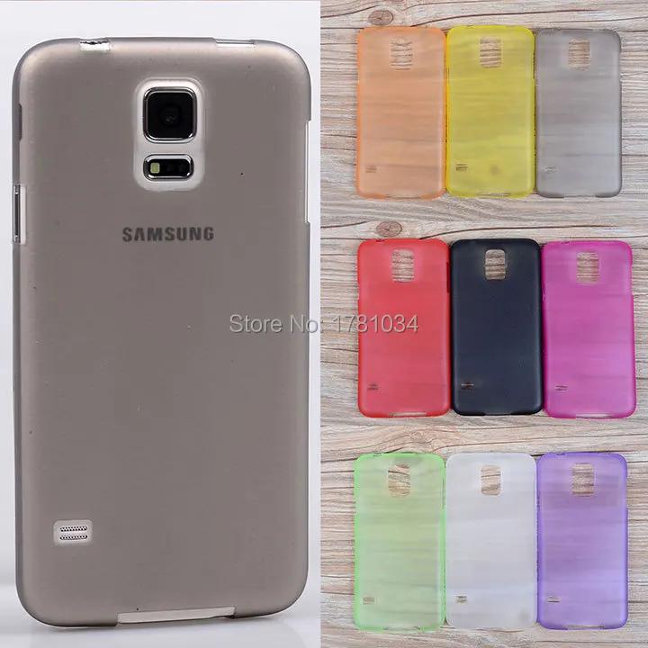 

GREAT PRICE translucent Back cover Ultra Thin Slim Matte Shell Cover Skin Case For Samsung Galaxy S5 i9600 soft plastic