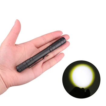 

Portable Mini Pocket Penlight LED Pen Light Medical First Aid Flashlight LED Torch White or Yellow Light Lantern Outdoor Camping