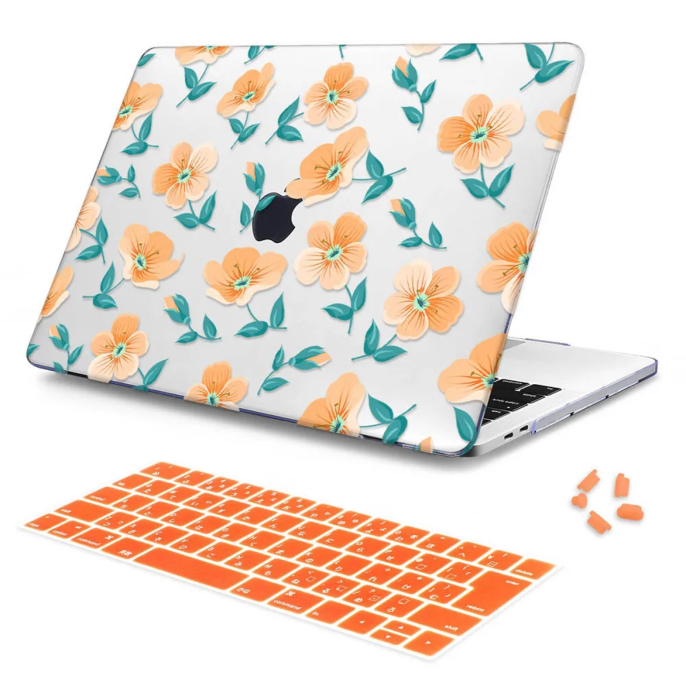 J120 Для нового MacBook Air Pro retina, возрастом 11, 12, 13, 15 лет для Macbook Pro 13 1" MacBook Air 13 A1932 A1708 A1989 с цветочным пером принт ноутбука чехол - Цвет: J120