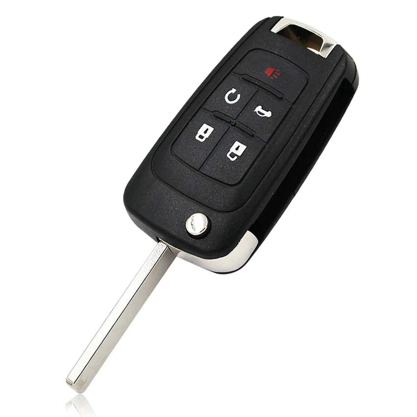 10 шт./партия, 5 кнопок дистанционного ключа для Chevrolet круиз Малибу Aveo Spark Sail 315/433 МГц ID46 чип 4+ 1 кнопка управления сигнализации Fob