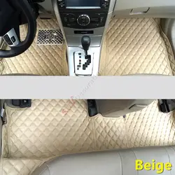 Для Audi Q3 8u 2013 2014 2015 2016 2017 Интимные аксессуары подкладке кожа ковры покрытие автомобиля стопы Коврики пол pad 1 компл