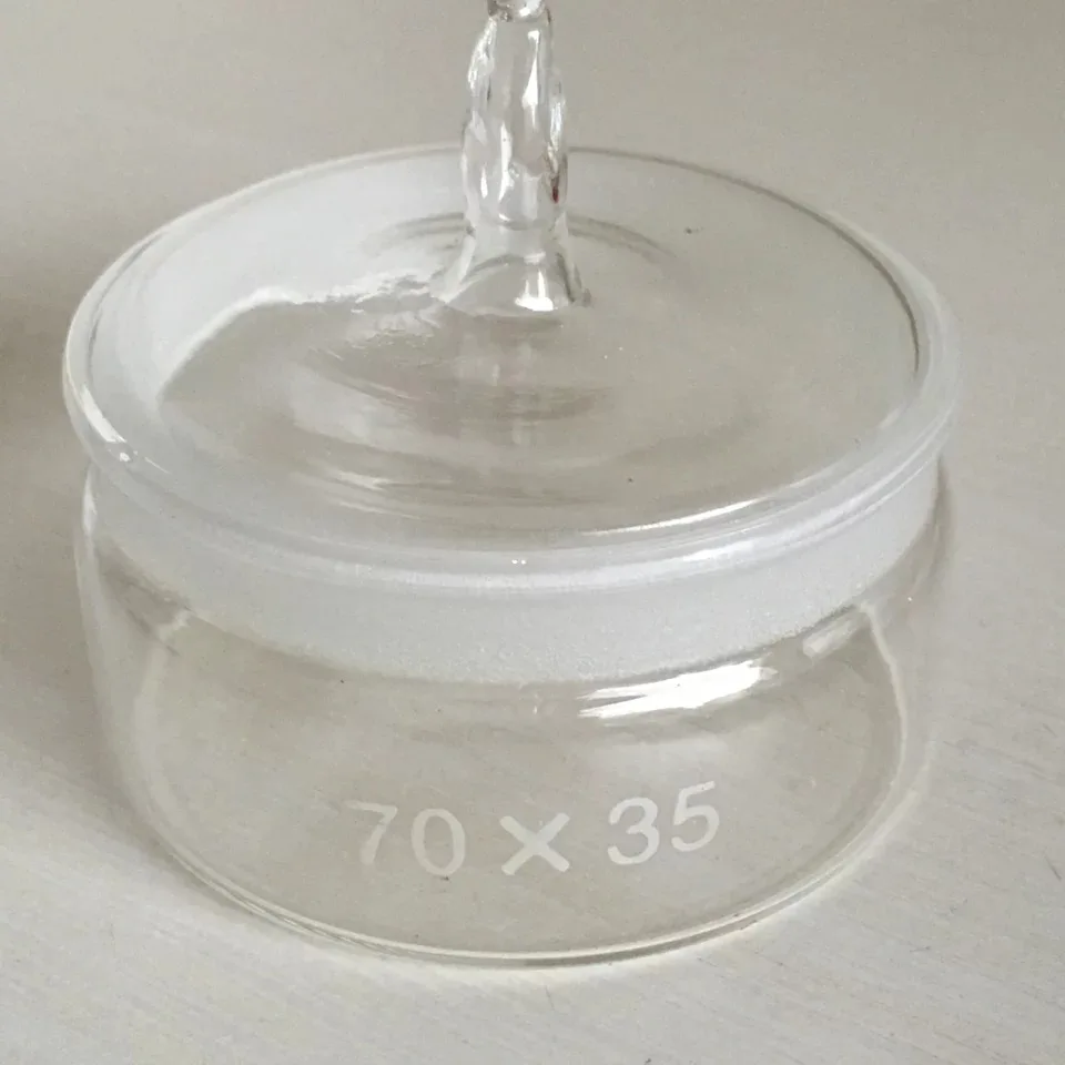 

Glass Benzine cups for repair the watch Lapping cover without knob bencineras tapa esmerilada sin boton