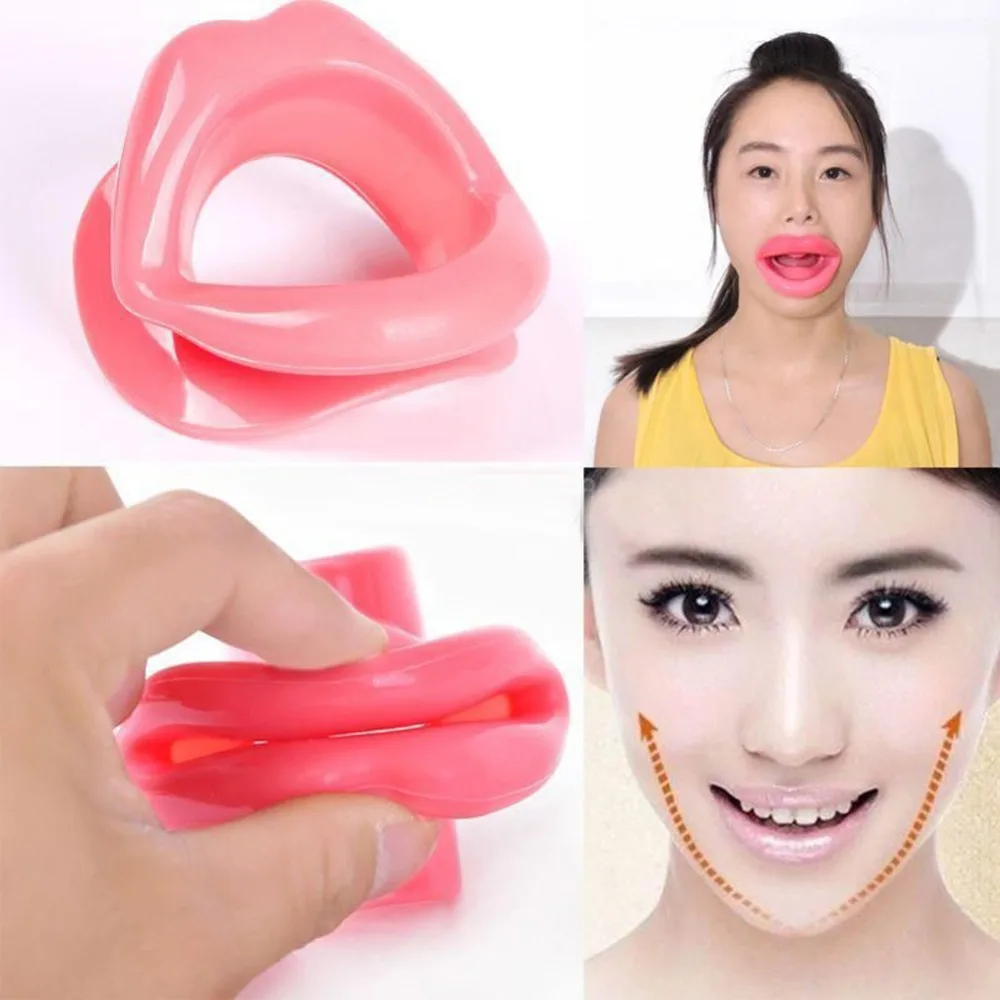 

New Design Silicone Rubber Face Slimmer Exerciser Mouth Muscle Tightener Anti Aging Anti Wrinkle Chin Massager Thin Jaw