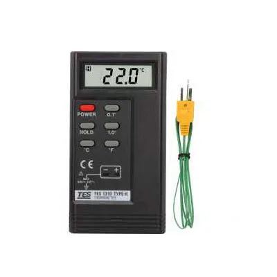 TES 1310 Цифровой тип термометра-K термопары тестер температуры считыватель датчик метр+ детектор датчик термопары - Цвет: Set meal 1