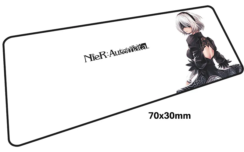 Nier automata коврик для мыши геймер 700x300 мм notbook коврик для мыши большой игровой коврик для мыши большой массовый узор Коврик для мыши ПК настольный коврик для мыши - Цвет: Size 700x300X2MM