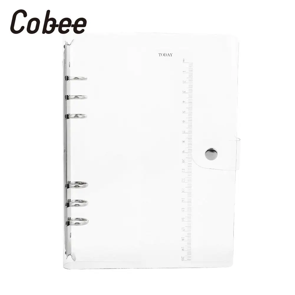 Notebook Cover A5/A6/A7 DIY 6 Holes Binder Diary Planner Cover Waterproof Economic Notepad Ring Binder Covers Notebook Cover A5/A6/A7 DIY 6 Holes Binder Diary Planner Cover Waterproof Economic Notepad Ring Binder Covers