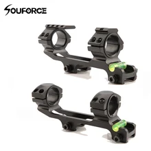 Пикатинни 30 мм/25,4 мм кольцо для прицела QD Крепление база с духом Бубль уровень оружейные аксессуары для охоты