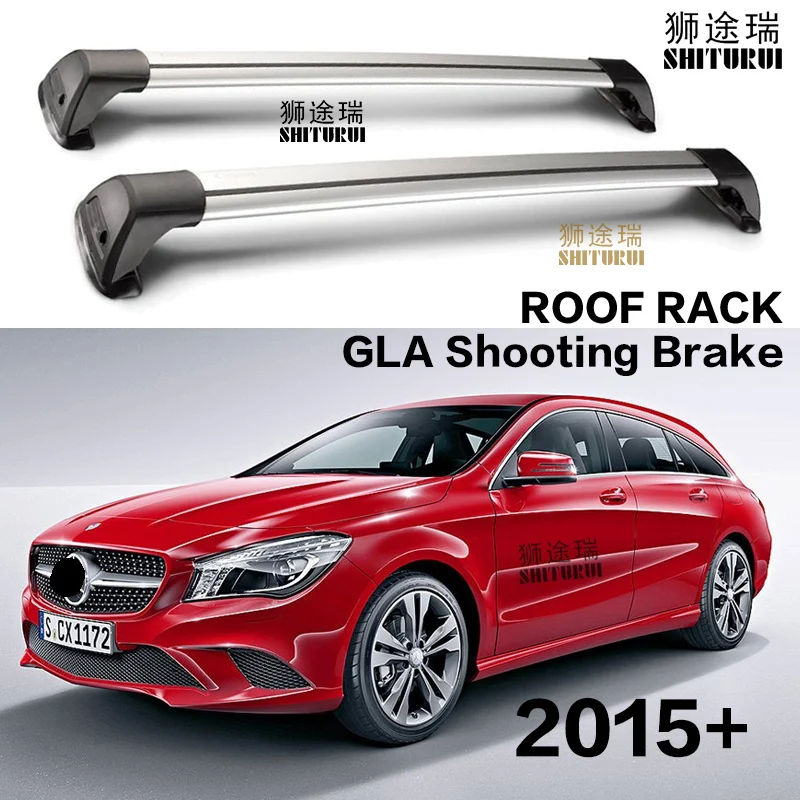2 pcs For Mercedes Benz CLA Shooting Brake Wagon 2015+ roof bar car