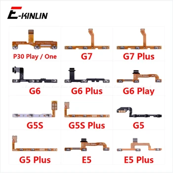 

Power ON OFF Mute Switch Control Key Volume Button Flex Cable For Motorola Moto P30 Play One G7 G6 G5S G5 E5 Plus