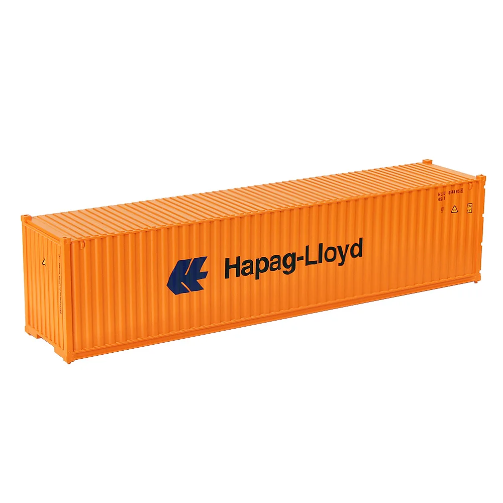 

HO Scale 40ft Shipping Container Hapag-Lloyd 1:87 Freight Car 1pc/2pcs/3pcs/5pcs/10pcs Model Trains