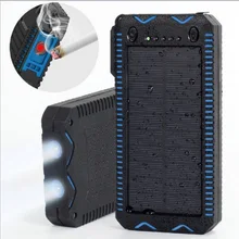 15000 мАч солнечная батарея зарядное устройство с прикуривателем многофункциональный аккумулятор на солнечной батареи для сотовых телефонов