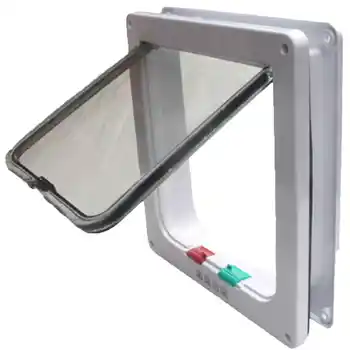 

Non-toxic Pet Puppy Dog Purp Pup Cat Felis Animals Doghole Dog-Tunnel Flap Entry Frame Safe Gate Door Cathole Safe