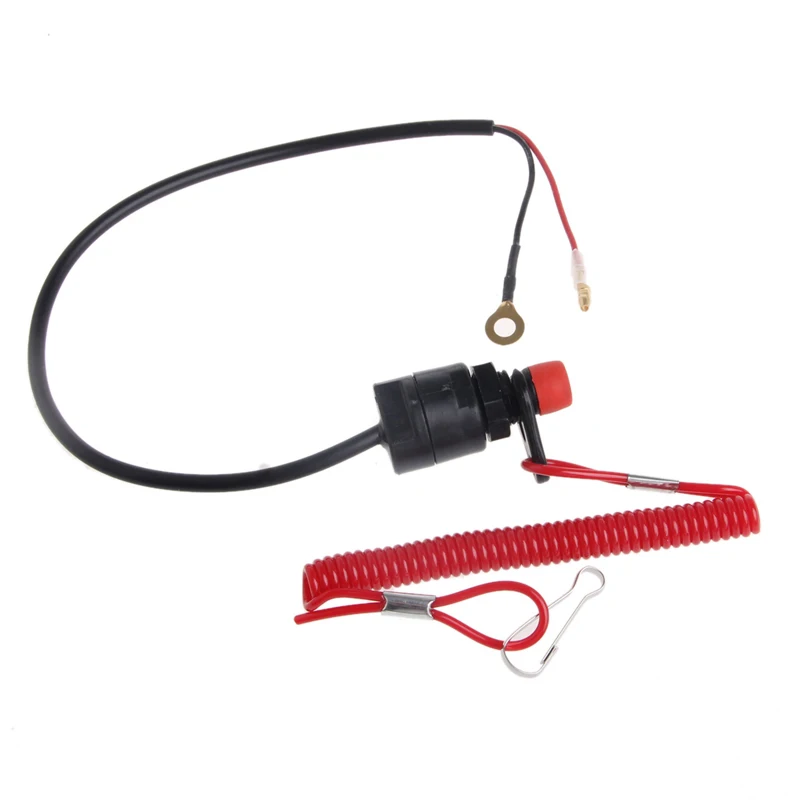 Correia de Cordão de Segurança Acessórios da Motocicleta Motor de Popa Interruptores da Motocicleta Quente Universal Barco Kill Stop Switch 10 High Quality Automóveis e motos