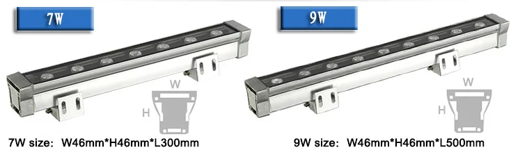 10 шт./лот светодиодный Ландшафтный DMX512square потока g 18 Вт светодиодный стены шайба светильник светодиодный настенный светильник омывающего светильник Точечный светильник