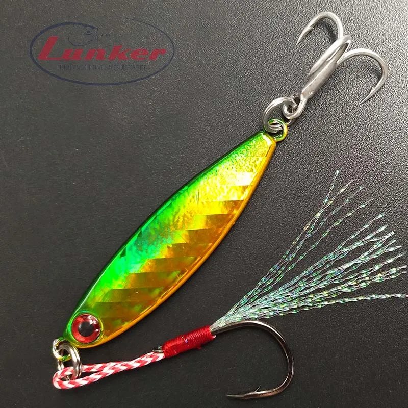 Lunker Металл shore jig 10 14 17 21g пистолет микро джиггинг ИМА длинная рыболовная сеть