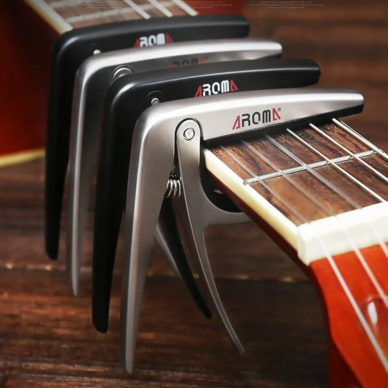 AROMA Guitar Capo with Bridge Pin Remover Fit for Acoustic Guitar Electric Guita and Ukulele font