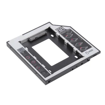 

Hot New Universal 2.5 2nd 9.5mm Ssd Hd SATA Hard Disk Drive HDD Caddy Adapter Bay For Cd Dvd Rom Optical Bay Hot New