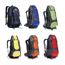 Outdoor Backpack 55L Outdoor Water Resistant Sport Backpack Hiking Bag Camping Travel Pack Mountaineer Climbing Sightseeing Hike
