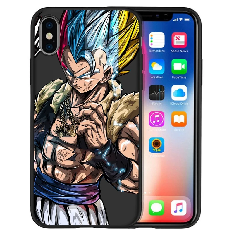 Роскошный чехол для iPhone X Goku Dragon Ball Super Saiyan vegeta Дракон 5 5S 6 6 S 7 8 Plus X XS Макс Мягкий силиконовый чехол случае Etui - Цвет: 08