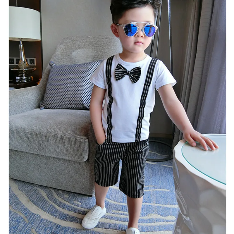 Toddler Boys Clothing 2016 New Summer Baby Boy Clothing Set England