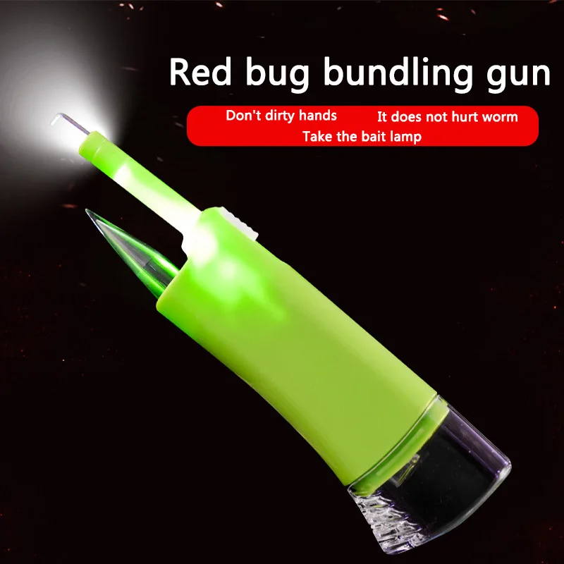 

Red bug gun baiter hanging red bug clip fast binding hook fishing gear fishing accessories
