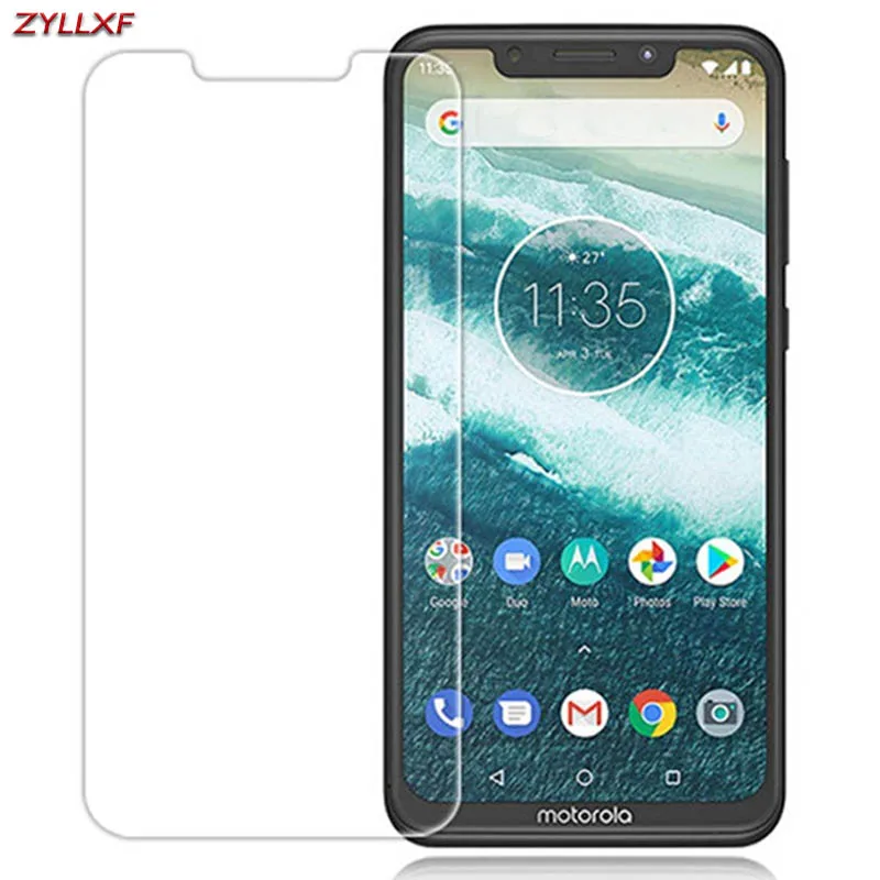 

2PCS For Motorola One Tempered Glass Screen Protector Film 5.9 inch 9H 2.5D Safety Protective Film On One Android One Moto One
