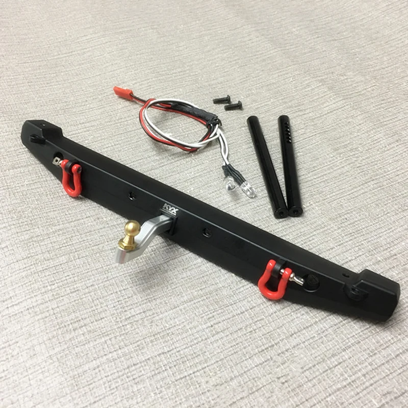 

1pcs KYX TRX-4 Rear Bumper for 1/10 Axial 90046 RC Model Crawler Cars Replacement Metal Rear Lever Rear Bumper Tail Anti Crash
