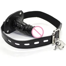 BDSM Silicone Mouth Plug Dildos Penis Gag In Adult Games For Couples , Fetish Porno Oral Sex Products Toys For Women And Men Gay