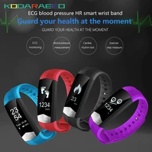 CD01 ЭКГ HR смарт-браслет Bluetooth спортивный Смарт Браслет для измерения кровяного давления фитнес-трекер умный Браслет для IOS Android SmartWatch