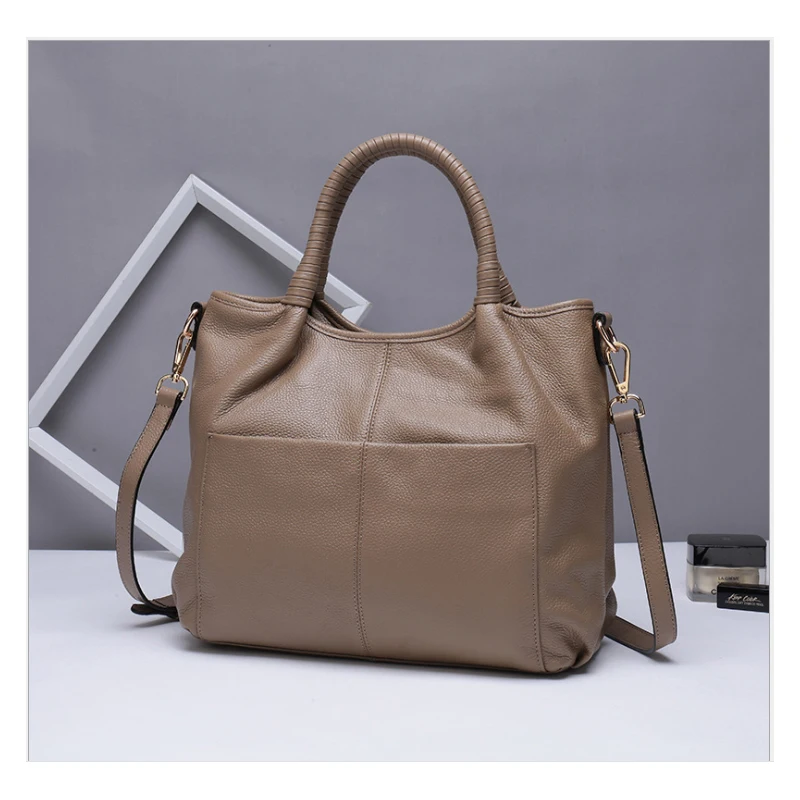 

Bags For Women 2019 Ladies Genuine Leather Handbag Luxury Handbag Women Shoulder Bags Female Crossbody Messenger bags Hobos