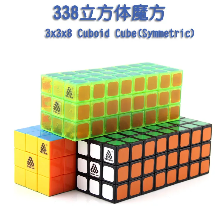 Witeden Cubo Mágico Cuboid Simétrico 1c 338 Magico Velocidade Profissional Neo Quebra-cabeça Kostka Antiestresse Brinquedos 3x3x8 2 338 cubo magico velocidade profissional neo cubo