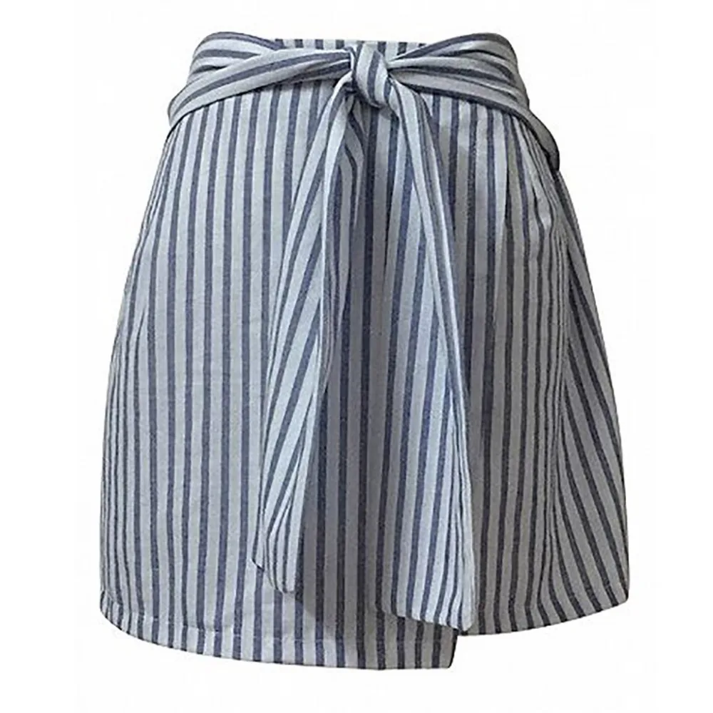 

Skirts Newly 2019 Women Striped Fashion Ladies Casual Elegant Mini Skirt Hot Sale High Quality saia das mulher Comfortable SS5