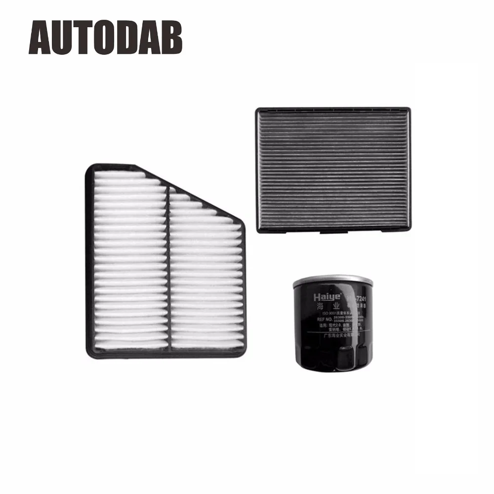 

High Quality filters for Hyundai matrix air filter+oil filter+cabin filter