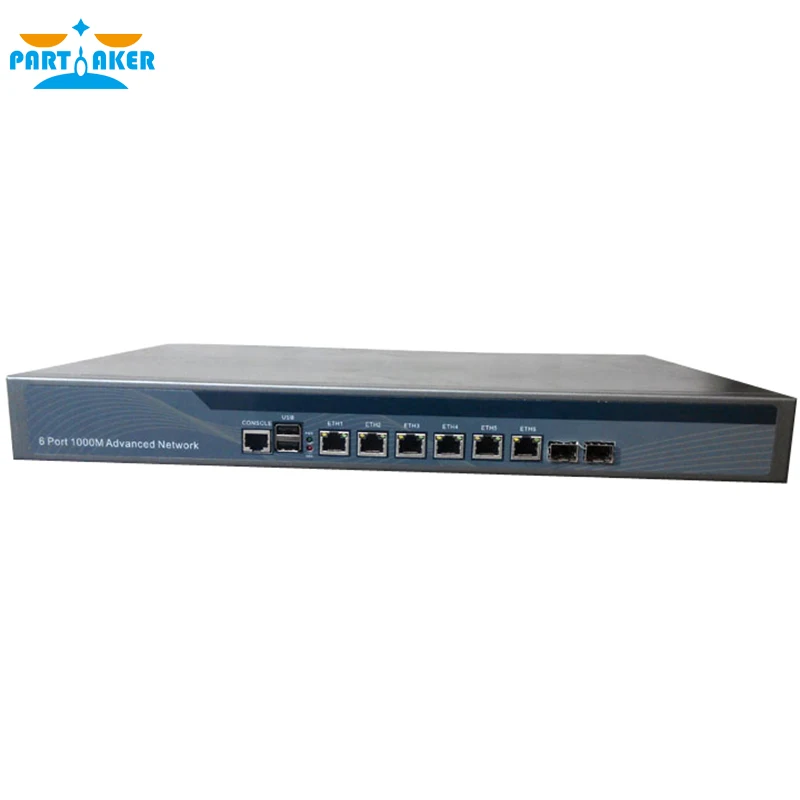  Network Server Router 2G RAM 8G SSD Intel I7 4770 6 82574L Gigabit Ethernet 2 SPF Ports PARTAKER R16