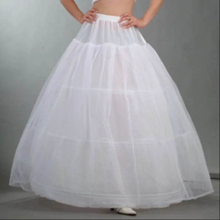 

Wholesale Real Photo Petticoat Bridal Wedding Accessories Three Strands Plus Yarn Skirts Three Circles