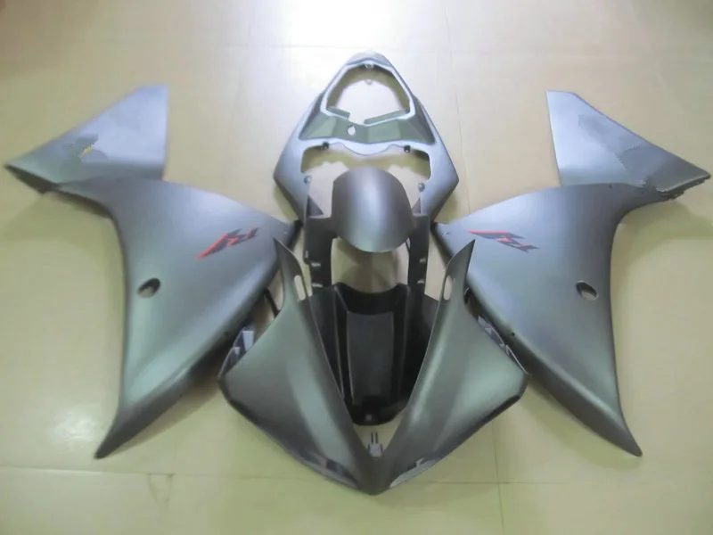 Лучший комплект обтекателей для мотоцикла YAMAHA YZFR1 09 10 11 YZF R1 YZF1000 2009 2010 2011 ABS серый