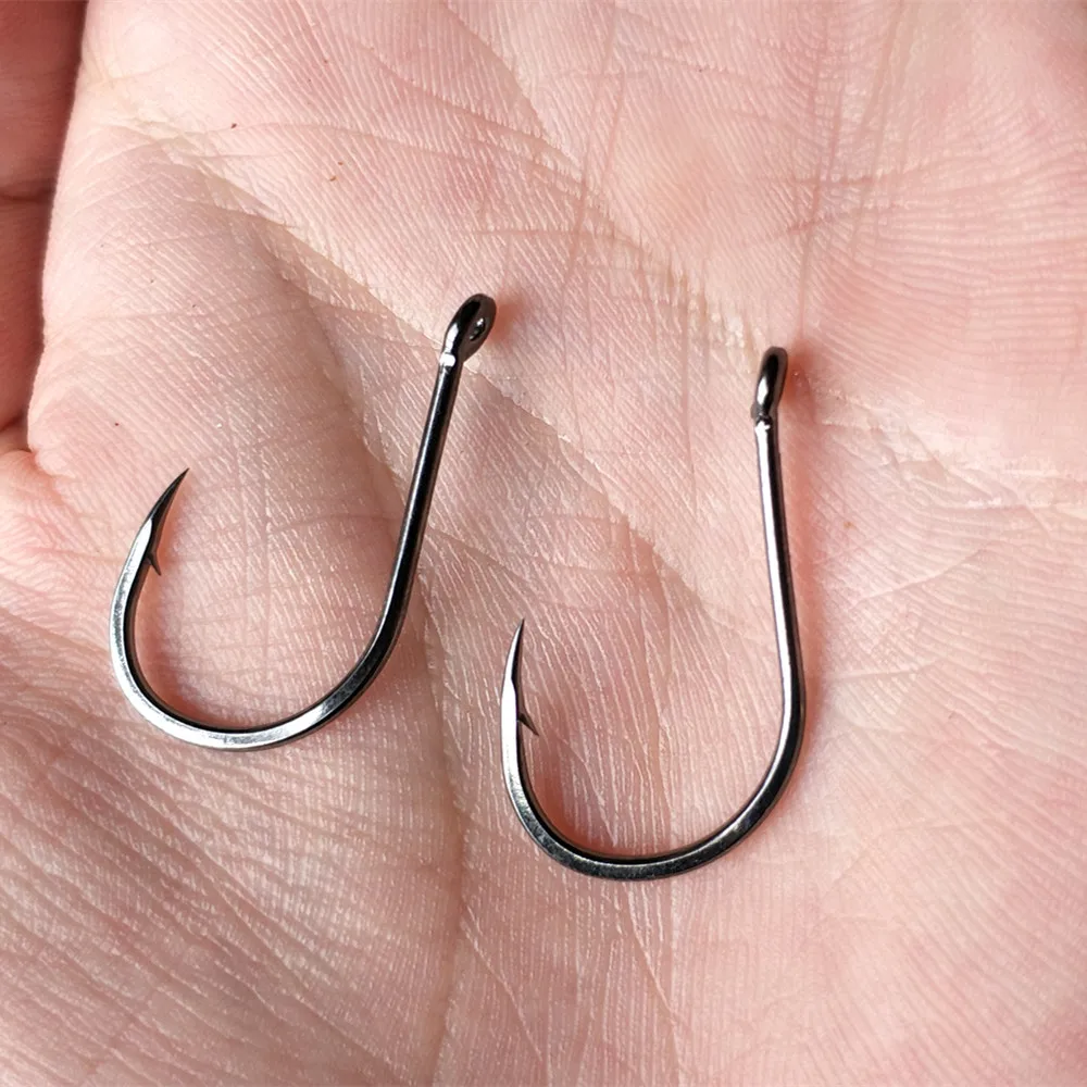 Набор рыболовных крючков FishingLife из высокоуглеродистой стали 30/50/100 шт. набор с