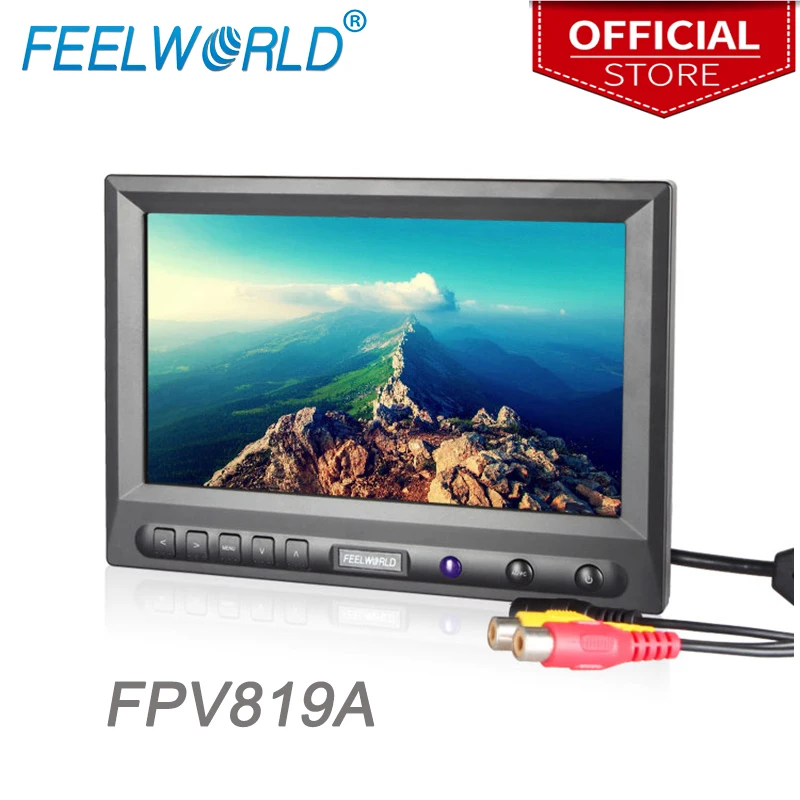 Монитор Feelworld FPV819A 8 дюймовый 800x480 FPV для аэрофотосъемки наземная станция дюймов