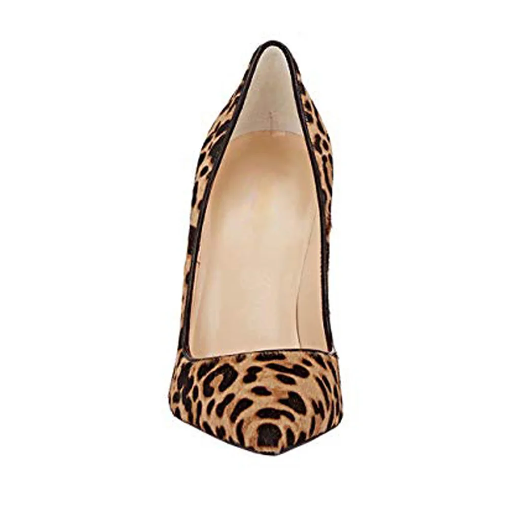 leopard suede