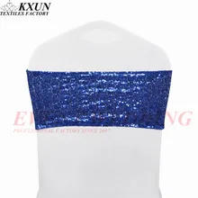 Красивый блесток стул резиночка лук лайкра спандекс стул Декор-покрытие украшение для свадьбы