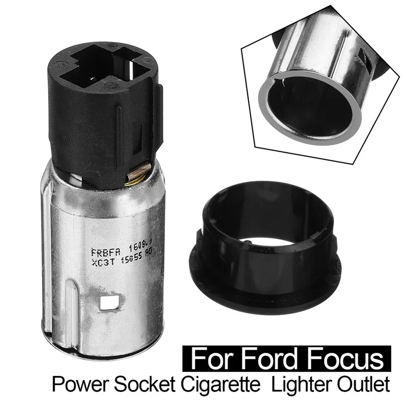 1Pcs Car 12V Power Socket Cigarette Lighter Outlet for Ford for Focus